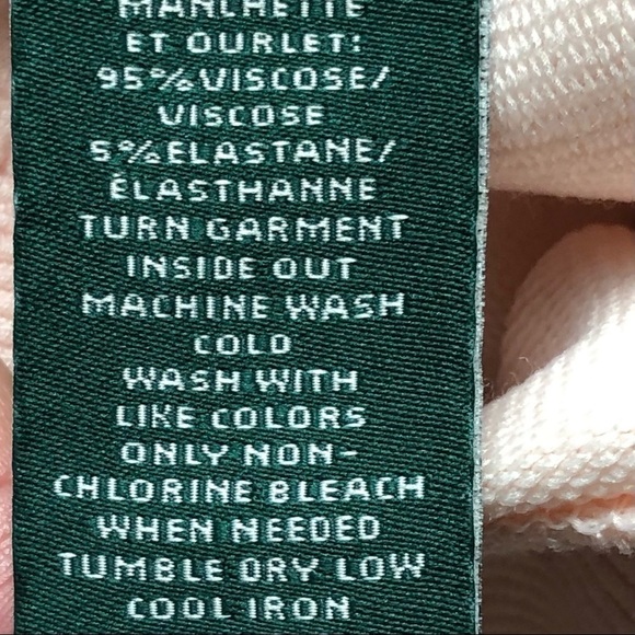 Lauren Ralph Lauren Peach Pink Pullover Large - Picture 9 of 13